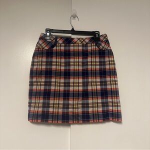 Louis Castel women’s golf plaid skort Size 73